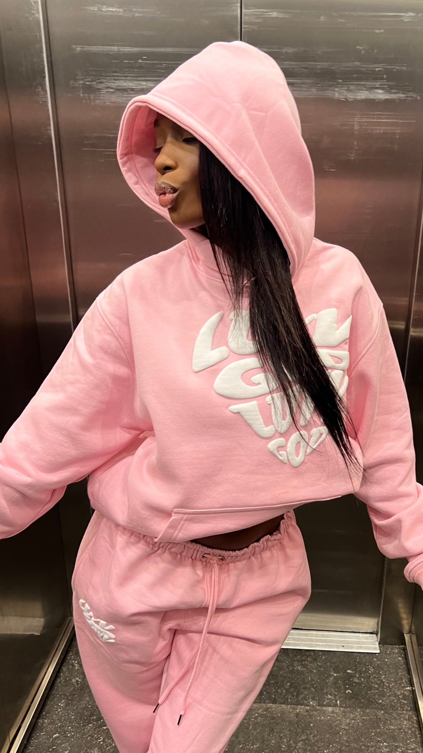 Pink Hoodie